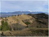 Jamnik - Partisan cottage on Vodiška planina